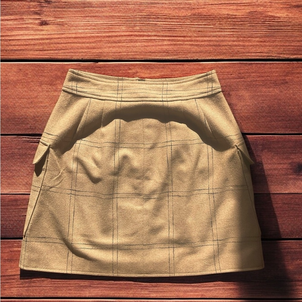 Madewell zip front mini skirt - size 2 (A9) - Picture 3 of 4